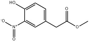 Methyl  (4-Hydroxy-3-nitrophenyl)acetate Structure