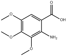 2-AMINO-3,4,5-TRIMETHOXYBENZOIC ACID Structure