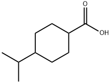 Isopropyl-cyclohexanecarboxylic acid Structure