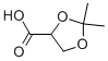 2,2-Dimethyl-1,3-Dioxolane-4-Carboxylic Acid Structure