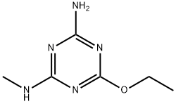 2-AMINO-4-METHYLAMINO-6-ETHOXY-1,3,5-TRIAZINE Structure