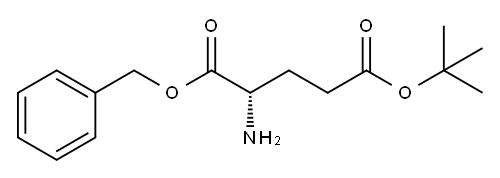 L-GlutaMic acid, 5-(1,1-diMethylethyl) 1-(phenylMethyl) ester Structure