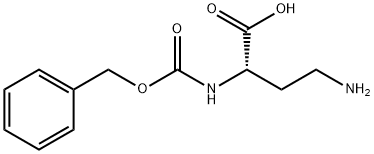 N-alpha-Cbz-L-2,4-diamiobutyric acid Structure