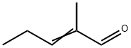2-Methyl-2-pentenal Structure