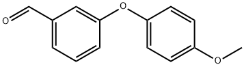 3-(4-METHOXYPHENOXY)BENZALDEHYDE Structure