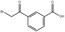 3-(2-BROMOACETYL)BENZOIC ACID Structure
