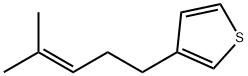 3-(4-Methyl-3-pentenyl)thiophene Structure