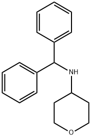 N-BENZHYDRYL-TETRAHYDRO-2H-PYRAN-4-AMINE Structure