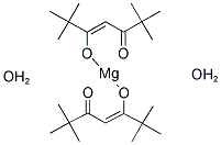 BIS(2,2,6,6-TETRAMETHYL-3,5-HEPTANEDIONATO)MAGNESIUM DIHYDRATE Structure
