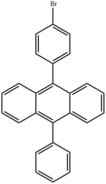 9-(4-broMophenyl)-10-phenylanthracene Structure