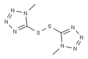 5,5'-dithiobis(1-methyltetrazole) Structure