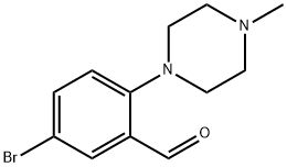5-BROMO-2-(4-METHYLPIPERAZIN-1-YL)-BENZALDEHYDE Structure