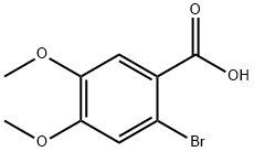 2-BROMO-4,5-DIMETHOXYBENZOIC ACID Structure