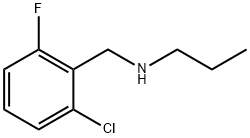 N-(N-PROPYL)-2-CHLORO-6-FLUOROBENZYLAMINE Structure