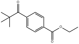 4'-CARBOETHOXY-2,2-DIMETHYLPROPIOPHENONE Structure