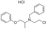 Phenoxybenzamine hydrochloride  Structure