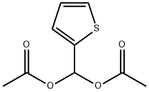 (ACETYLOXY)(2-THIENYL)METHYL ACETATE Structure