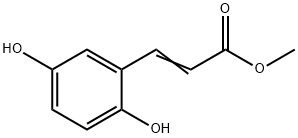 METHYL 2,5-DIHYDROXYCINNAMATE Structure