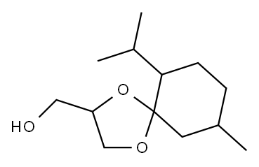 Menthone 1,2-glycerol ketal Structure