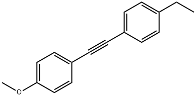 1-Ethyl-4-[(4-Methoxyphenyl)ethynyl]benzene Structure