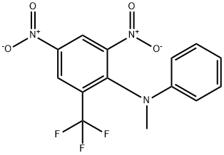 N-Methyl-2,4-dinitro-N-phenyl-6-(trifluoromethyl)aniline Structure