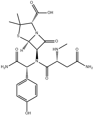 Aspoxicillin Structure