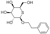 2-Phenylethyl-beta-D-thiogalactoside Structure