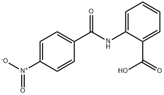 2-[(4-nitrobenzoyl)amino]benzoic acid Structure