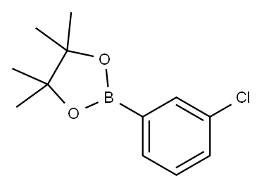 3-CHLOROPHENYLBORONIC ACID, PINACOL ESTER Structure