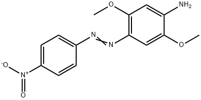 2,5-dimethoxy-4-(4-nitrophenylazo)aniline  Structure