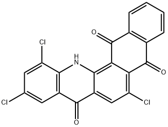 6,10,12-trichloronaphth[2,3-c]acridine-5,8,14(13H)-trione Structure