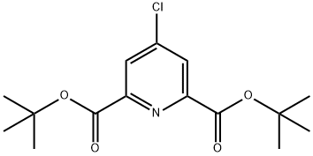 Di-tert.-butyl 4-chloro-2,6-pyridinedicarboxylate Structure
