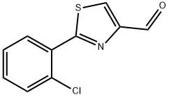 2-(2-CHLORO-PHENYL)-THIAZOLE-4-CARBALDEHYDE Structure