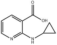 2-Cyclopropylaminonicotinic acid Structure