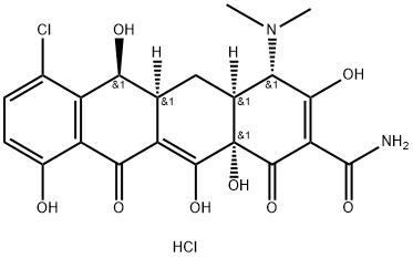 Demeclocycline hydrochloride Structure