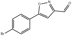 5-(4-BROMOPHENYL)ISOXAZOLE-3-CARBALDEHYDE Structure
