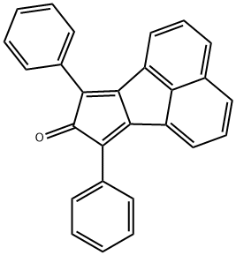 7,9-Diphenyl-8H-cyclopent[a]acenaphthylen-8-one Structure