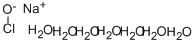 SODIUMHYPOCHLORITEHEPTAHYDRATE Structure