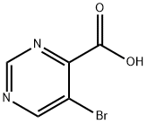 5-BROMO-4-PYRIMIDINECARBOXYLIC ACID Structure