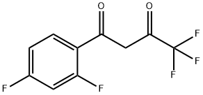 1-(2,4-difluorophenyl)-4,4,4-trifluorobutane-1,3-dione Structure