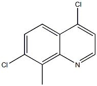 4,7-DICHLORO-8-METHYLQUINOLINE Structure