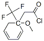 (+/-)-1-METHOXY-1-(TRIFLUOROMETHYL)PHENYLACETYL CHLORIDE Structure