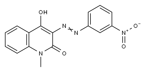 6439-53-8 4-hydroxy-1-methyl-3-[(3-nitrophenyl)azo]-2-quinolone 