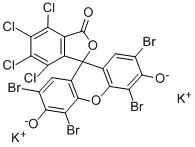 6441-77-6 dipotassium 3,6-dichloro-2-(2,4,5,7-tetrabromo-6-oxido-3-oxoxanthen-9-yl)benzoate 