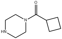 1-(cyclobutylcarbonyl)piperazine Structure