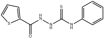 N-phenyl-2-(2-thienylcarbonyl)hydrazinecarbothioamide Structure