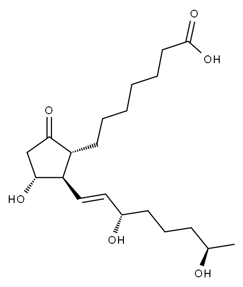 19(R)-HYDROXY PROSTAGLANDIN E1 Structure