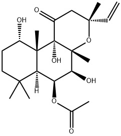 6-ACETYL-7-DEACETYLFORSKOLIN Structure