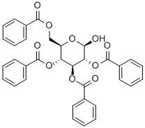 2,3,4,6-TETRA-O-BENZYL-D-GLUCOPYRANOSE Structure