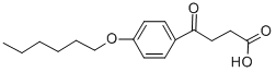 4-[4-(HEXYLOXY)PHENYL]-4-OXOBUTANOIC ACID Structure